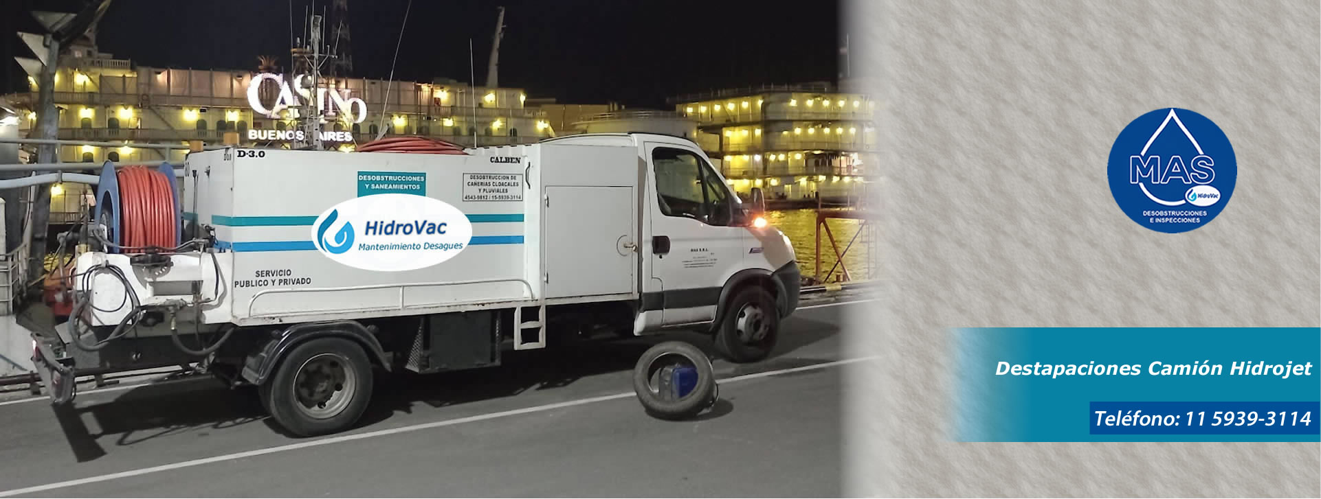 Destapación Camión Hidrojet en Barracas