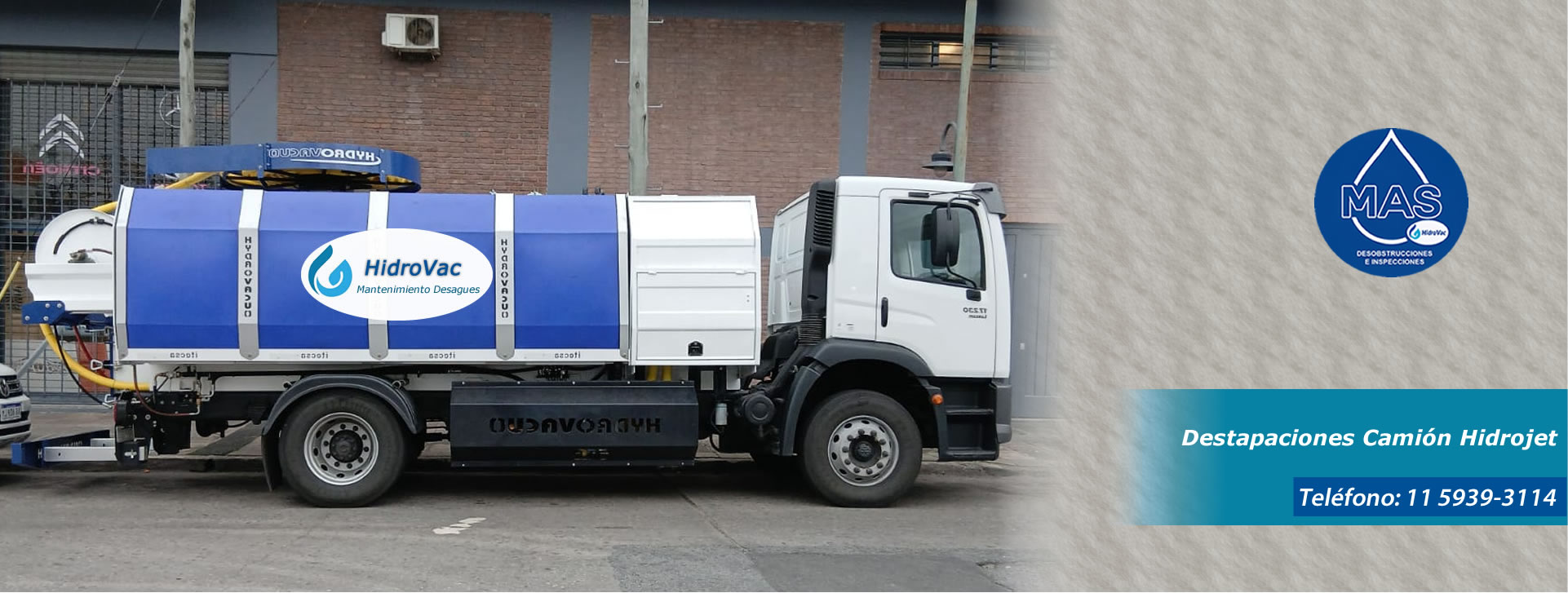 Destapación Camión Hidrojet en Barracas