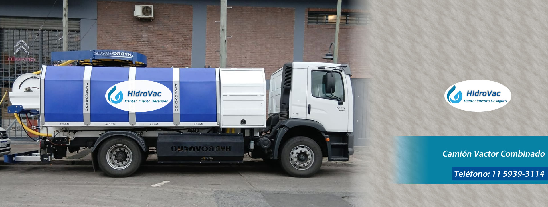 Camión Desobstructor Hidrojet en Puerto Madero