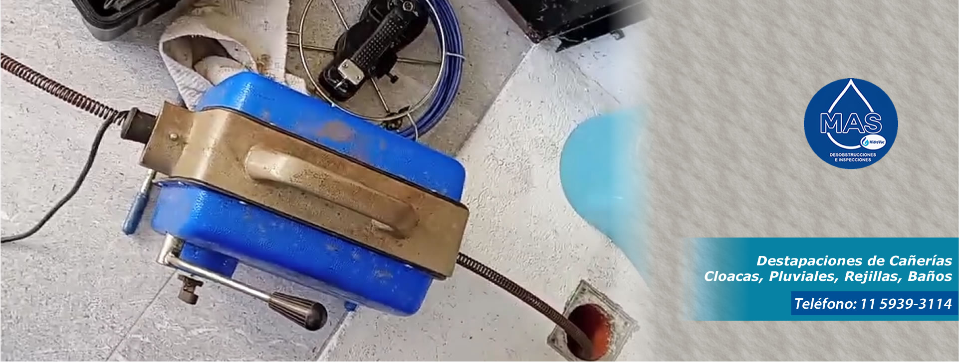 Servicio de Destapaciones con Máquina en San Fernando