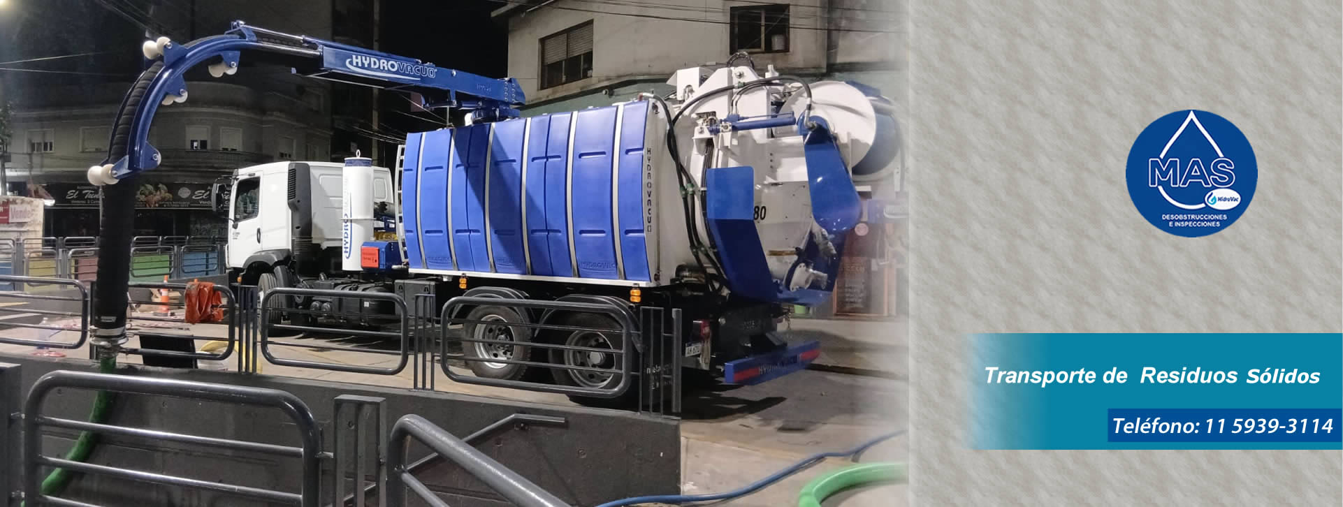 Servicio de Camión Vactor Combinado en Beccar